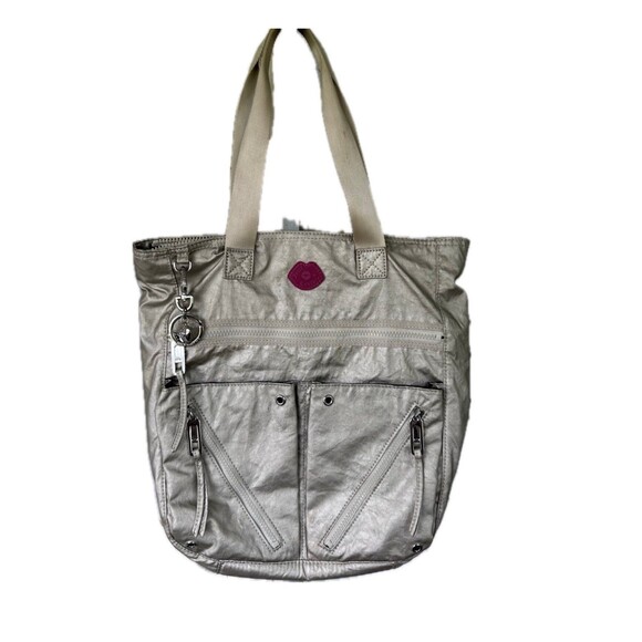 Juicy Couture Handbags - Juicy Couture Metallic 8 Compartment Medium Tote Shoulder Bag With Charm